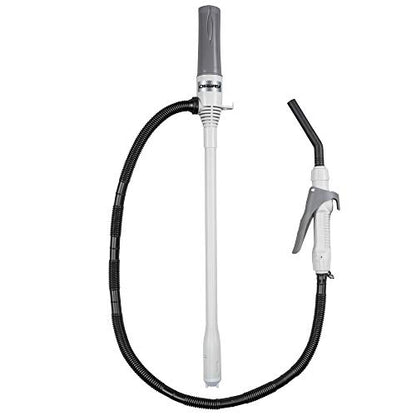 Deway Fuel Transfer Pump, WAYPUMP08, Battery Powered, 2.4 gpm, Gray, Large - style: Hand Trigger Nozzle