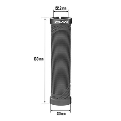 Funn Hilt MTB Bike Grips with Single Lock On Clamp - color: Turq