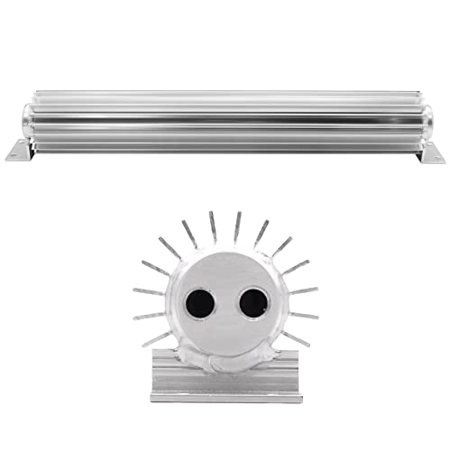 Universal 18" Dual Pass Aluminum Finned Transmission Oil Cooler - size: 18" Oil Cooler