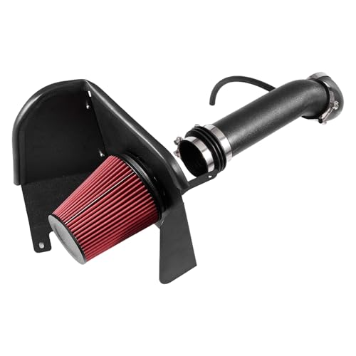 VEVOR Cold Air Intake, 3.5 Inch Cold Air Intake System + Heat Shield Compatible with 2007-2008 Cadillac Escalade, Chevy Silverado/Suburban, GMC Sierra/Yukon, High Flow Filter Kit Improve Horsepower - size: 2007-2008 Chevy/GMC