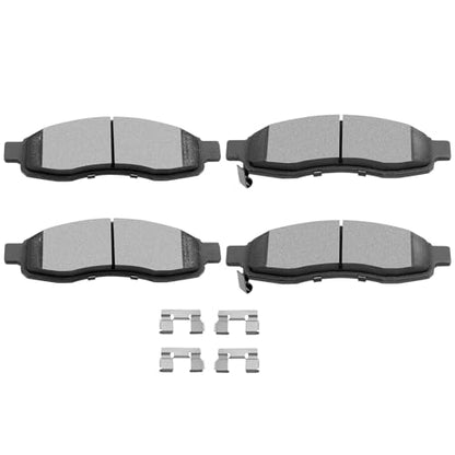 SCITOO 4pcs Front Brake Pads Brakes Kits Fit For Nissan For TITAN 2004-2007 - size: Front D1015 [4PCS]