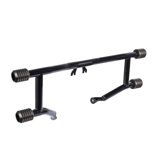 Advanblack Protek Two Step Highway Peg Crash Bar with CNC Slider Fit for 2014-2025 Harley Touring Road Glide Street Glide Electra Glide – Engine Guard Performance Upgrade (Bronze CNC) - color: Bronze CNC