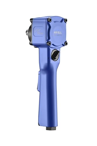 Airboss AW-80JL 1/2" Right Angle Air Impact Wrench, 500 ft-lbs Breakaway Torque, Jumbo Hammer, Extended Handle High Torque Pneumatic Tool for Lug Nuts, Tire Service, Tight Spaces & Auto Shop - size: 500 FT LB