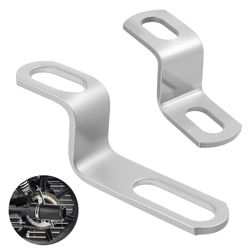 2 Pack Motorcycle Exhaust Bracket Z Shape Muffler Mounting Clamp Stand for Motorbike Silencer Exhaust Pipes Mounting Clamp Fasten Clip Round Band
