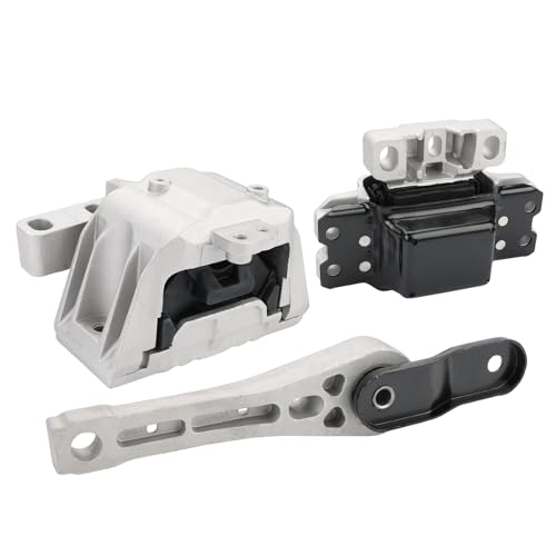 Engine Motor & Transmission Mount Kit Replacement for 2014-2019 Volkswagen - size: 3PCS-Compatible with OE# A6962 A4928 A6929
