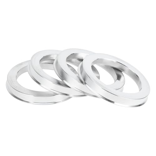 Hub Centric Rings, 54.1mm ID to 72.6mm OD Vehicle Wheel Hubrings Aluminum Alloy, 4 Pcs - size: 54.1mm to 72.6mm