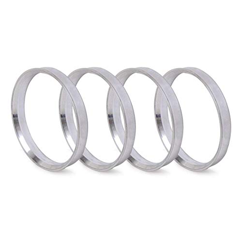 4pcs Wheel Hub Centric Rings 66.6 to 57.1 - OD=66.6mm ID=57.1mm - Aluminium Alloy Wheel Hubrings 57.1 to 66.6 - size: 57.1 to 66.6