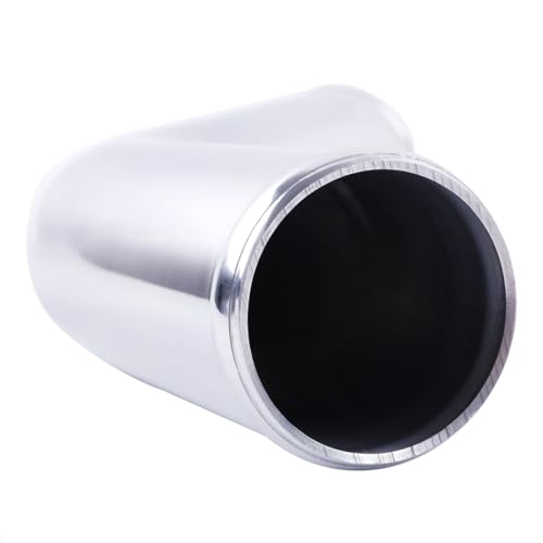Aluminum Pipe Tube Intercooler Hose 45 Degree 25mm(1"), 6061 Aluminu Air Intake Tube, Length 5.9" (150mm) One Leg, Thickness 2 mm - size: OD25(1"), style: 45 Degree