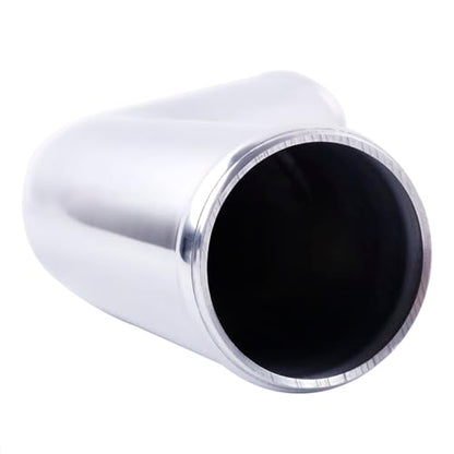 Aluminum Pipe Tube Intercooler Hose 45 Degree 25mm(1"), 6061 Aluminu Air Intake Tube, Length 5.9" (150mm) One Leg, Thickness 2 mm - size: OD25(1"), style: 45 Degree