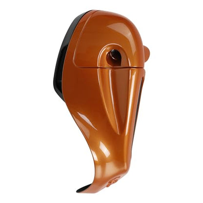 HR3 Amber Whiskey/Charcoal Pearl Water-Cooled Vented Fairing Lowers Compatible with 2015-2016 Electra Glide Ultra Classic FLHTCU (Replace for OEM) - color: Amber Whiskey / Charcoal Pearl