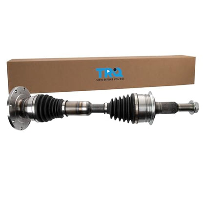 TRQ Driver or Passenger Side Heavy Duty CV Axle Shaft Assembly - style: CSA34498