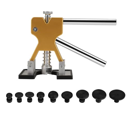 Car Paintless Dent Repair Kit, Golden Dent Puller Dent Repair Tools - size: Dent Puller Kit-19 Pcs