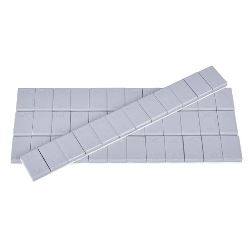 A A IN 1/4oz, Stick on Adhesive Wheel Weights, 576pcs, 48strips/Box, Grey - style: Original