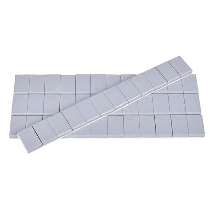 A A IN 1/4oz, Stick on Adhesive Wheel Weights, 576pcs, 48strips/Box, Grey - style: Original