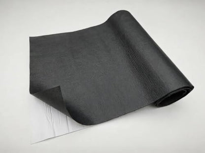 Black Fynxir Self-Adhesive Aluminized Fiberglass Cloth Heat Shield Blanket/Wrap Sheet - 9"x48" Aluminum Backed Thermal Reflective Insulation Barrier , Firewall(Heat Resistant, Tape-Like Adhesion) - color: Black, size: 9'' X 48''