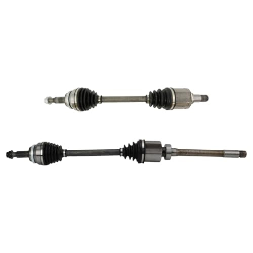 TRQ Front 2 Piece CV Axle Shaft Assembly Set - style: CSA55745