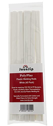 PolyPlaz Plastic Welding Rods, Flat Strips for TPO, TEO & PP, White, 40 pk - size: 40pack, style: PolyPlaz-White