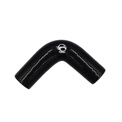 1.5 Inch / 38mm 90 Degree Silicone Elbow Hose – Extended Leg Design, True 102mm Length, 5.5mm Thickness – High Temp 4-Ply Black Coupler for Turbo, Intake, Radiator Pipe - size: 1.5 Inch / 38mm