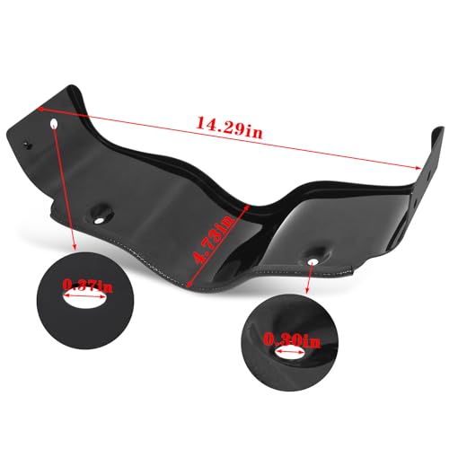 Batwing Outer Fairing Lower Trim Skirt for Electra Glide, Street Glide