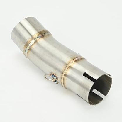 Motorcycle Exhaust Mid Pipe Compatible with Kawasaki Ninja 400 Z400