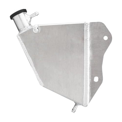 NICECNC Aluminum Radiator Reservoir Expansion Tank, Black - color: black