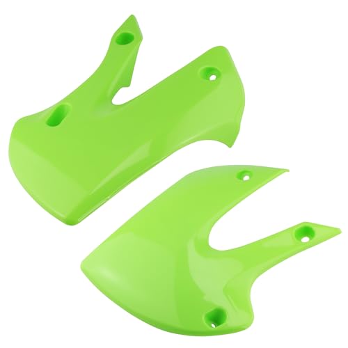 PRO BAT ABS Plastic Fender Fairing Body Work Kit Set - color: White&Green Plastic Fender Kit