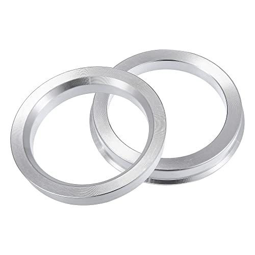X AUTOHAUX 4pcs OD 66.1mm to ID 56.1mm Aluminum Alloy Car Auto Hub Centric Rings Wheel Bore Center Spacer Replacement - size: 66.1-56.1mm