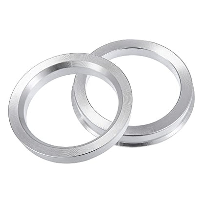 X AUTOHAUX 4pcs OD 66.1mm to ID 56.1mm Aluminum Alloy Car Auto Hub Centric Rings Wheel Bore Center Spacer Replacement - size: 66.1-56.1mm
