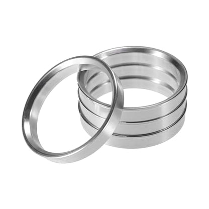 X AUTOHAUX 4pcs OD 63.1mm to ID 56.1mm Aluminum Alloy Hub Centric Rings - size: 63.1mm ID to 56.1mm OD