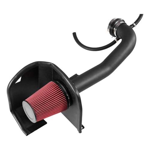 VEVOR Cold Air Intake, 3.5 Inch Cold Air Intake System + Heat Shield Compatible with 2014-2018 Chevy Silverado/GMC Sierra, 2015-2020 Cadillac Escalade 6.2L, High Flow Filter Kit Improved Horsepower - size: 2014-2018 Chevy/GMC