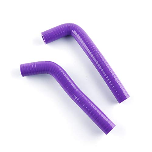 ATV Silicone Coolant Radiator Hose Kit Fits For Yamaha YFZ 450 yfz450 04-08 (Purple) - color: Purple