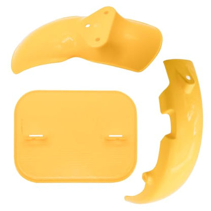 JDLL0NG JR50 Front Rear Fender Set and Front Number Plate Fender for Suzuki JR 50 1978-1995