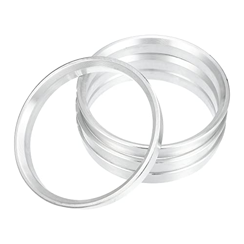 X AUTOHAUX 4pcs OD 78.1mm to ID 71.1mm Aluminum Alloy Hub Centric Rings - size: 78.1mm-71.1mm