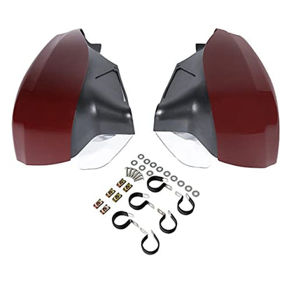 TCT-MOTORPARTS Hard Red Lower Fairings Inner Assembly Fit for Indian Springfield 2016-2025 Chieftain Limited Classic Elite Dark Horse - color: Red Lower Fairing