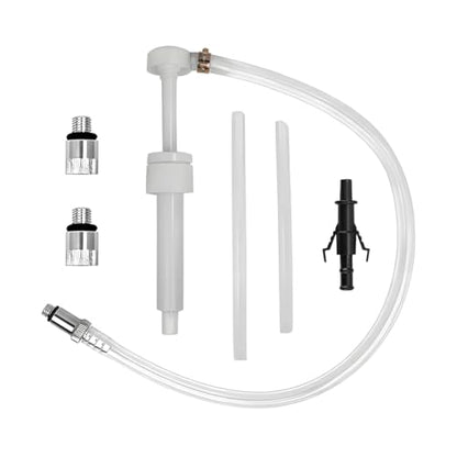 Car Fluid Transfer Pump, Vehicle Standard Quart Bottles Gear Lube Stroke with 3rd Hand Adapter, Automotive Transmission Fluid Pump, Universal for Automobile RV Truck