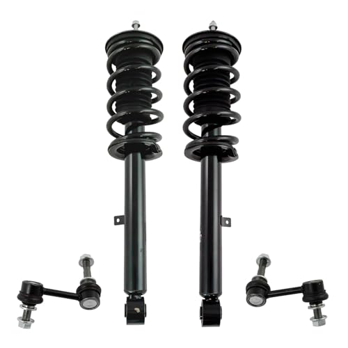 TRQ Front Suspension Kit Complete Strut & Coil Spring Assembly Sway Bar - style: SCA34834