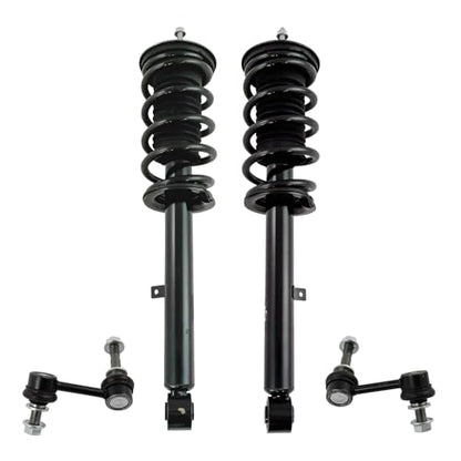 TRQ Front Suspension Kit Complete Strut & Coil Spring Assembly Sway Bar - style: SCA34834