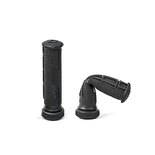 PUCKY New 7/8'' 22mm Thumb Throttle Cable Accelerator Handle Assembly for 50cc 70cc 90cc 110cc 125cc 250cc ATV Quad Go Kart TaoTao Pit Bike (Black) - color: black out