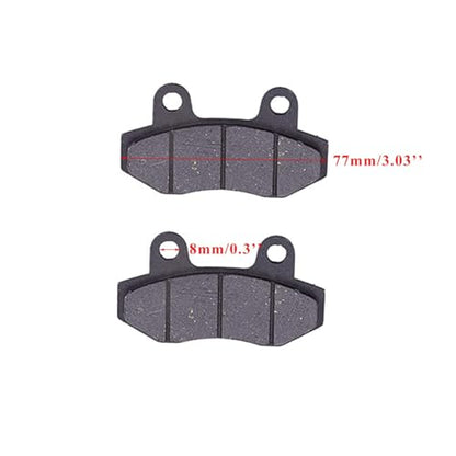 PRO BAT 12mm/0.47" Hydraulic Rear Disc Brake Caliper System w/Brakd Pad - color: Golden, size: 12mm