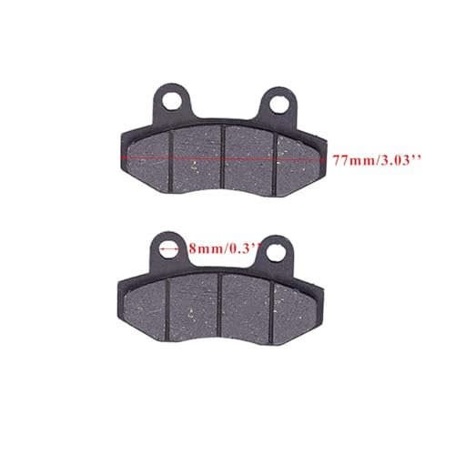 PRO BAT 12mm/0.47" Hydraulic Rear Disc Brake Caliper System w/Brakd Pad - color: Golden, size: 12mm