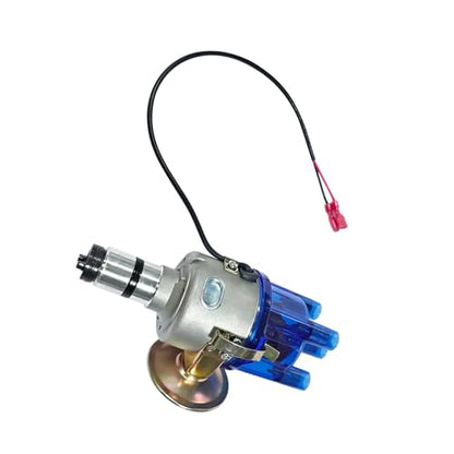 034 Vacuum Advance Electronic Distributor Compatible with VW Bug Beetle Campmobile Fastback Karmann Ghia Squareback Transporter 1954-1979, Replaces 0231170034 0231170034EL Blue - color: 1# Blue 034 0231170034