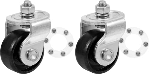VOSAREA Floor Jack Caster 2 Ton Floor Jack Heavy Duty Garage Wheel Hydraulic Jack Caster Front Wheel Replacement (Pack of 2) - size: 7.00X5.00X4.00CM (Pack of 2)