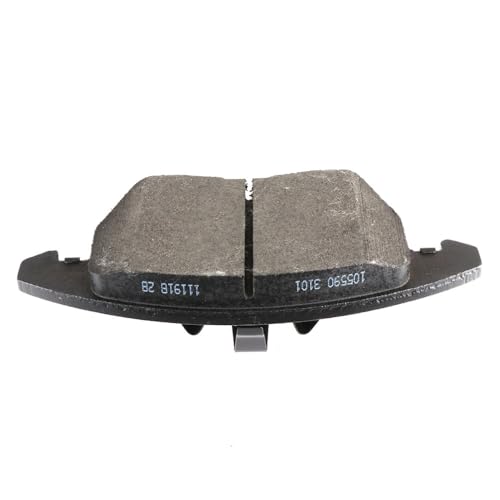 SCITOO D1319 D1108 Brake Pads Sets Front Semi-Metal & Rear Ceramic - size: Front-D1319 & Rear-D1108