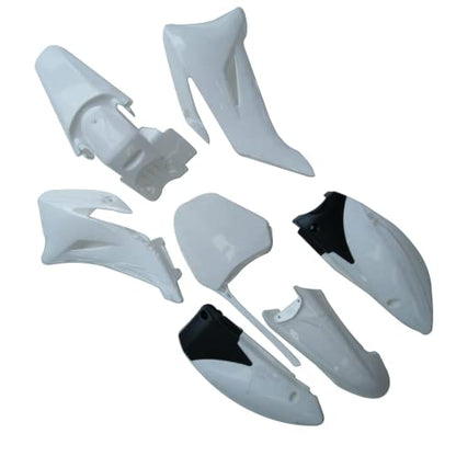TDPRO Plastic Fender Fairing Kit for TTR-R110E Pit Dirt Bike (White) - color: White