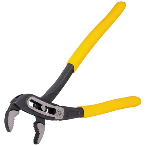 Klein Tools D5052KIT 2-Piece Classic Klaw Pump Pliers Set, 7-Inch and 10-Inch Pump Pliers, Compact Design with V-Jaw and Hardened Teeth for Maximum Torque - style: 2-Piece Set