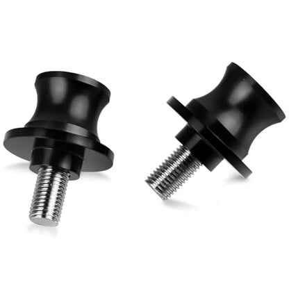 2pcs M8 Z900 Swingarm Spools,Swingarm Spools Sliders CNC Swing Arm Stand Screw Compatible With Z900 2000-2025(Black) - color: Swingarm Sliders-black
