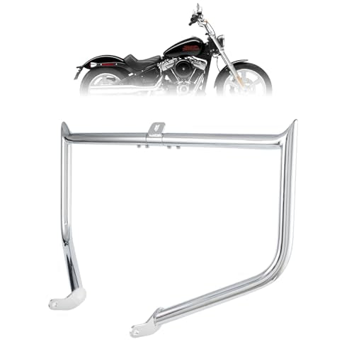 Kinglemc Crash Bar Engine Guard for Harley Softail(Chrome-D) - color: Chrome-D