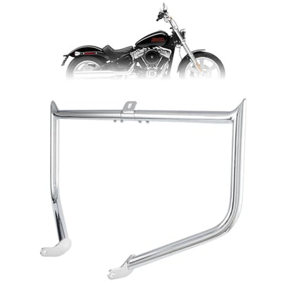 Kinglemc Crash Bar Engine Guard for Harley Softail(Chrome-D) - color: Chrome-D
