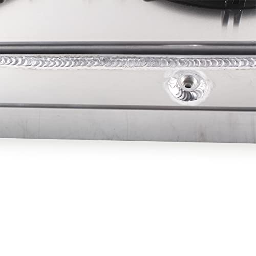 3 Rows Aluminum Radiator With Fan Shroud for 1972-1986 Je ep CJ - size: 3 ROW with FAN SHROUD（Che vy engines）
