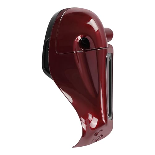 HR3 Mysterious Red Sunglo Water-Cooled Vented Fairing Lowers Kit Compatible with 2015 Electra Glide Ultra Classic FLHTCU (Replace for OEM) - color: Mysterious Red Sunglo